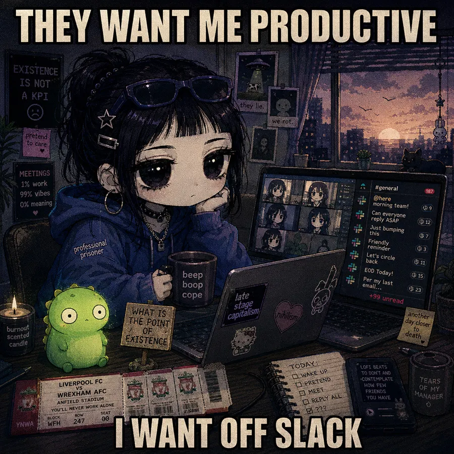 Milady Slop Wfh Off Slack