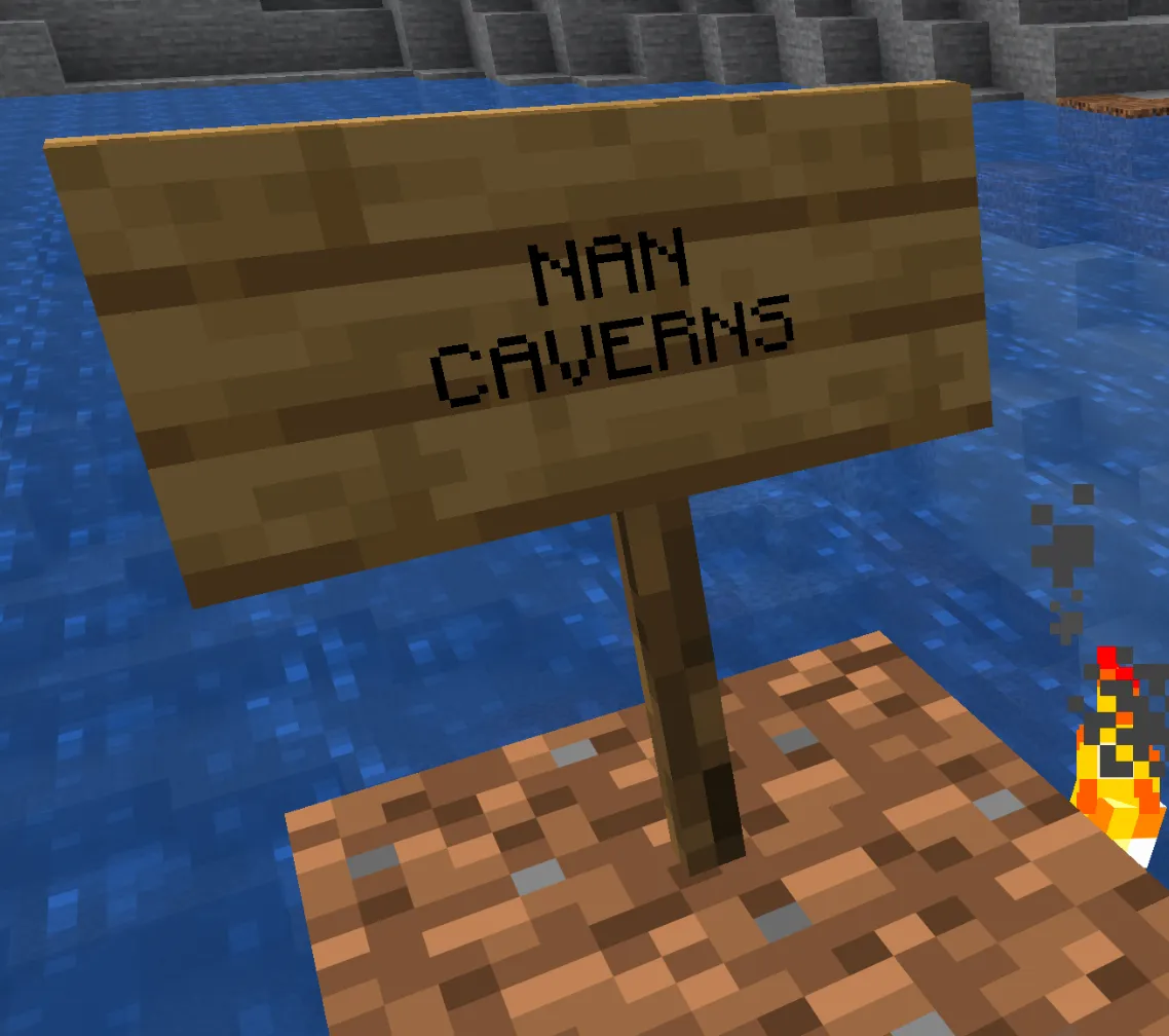 Sign Nan Caverns