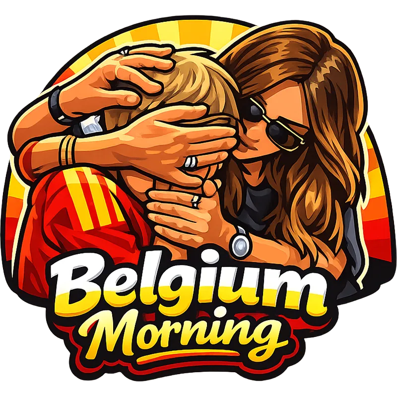 Belgium Morning Sticker