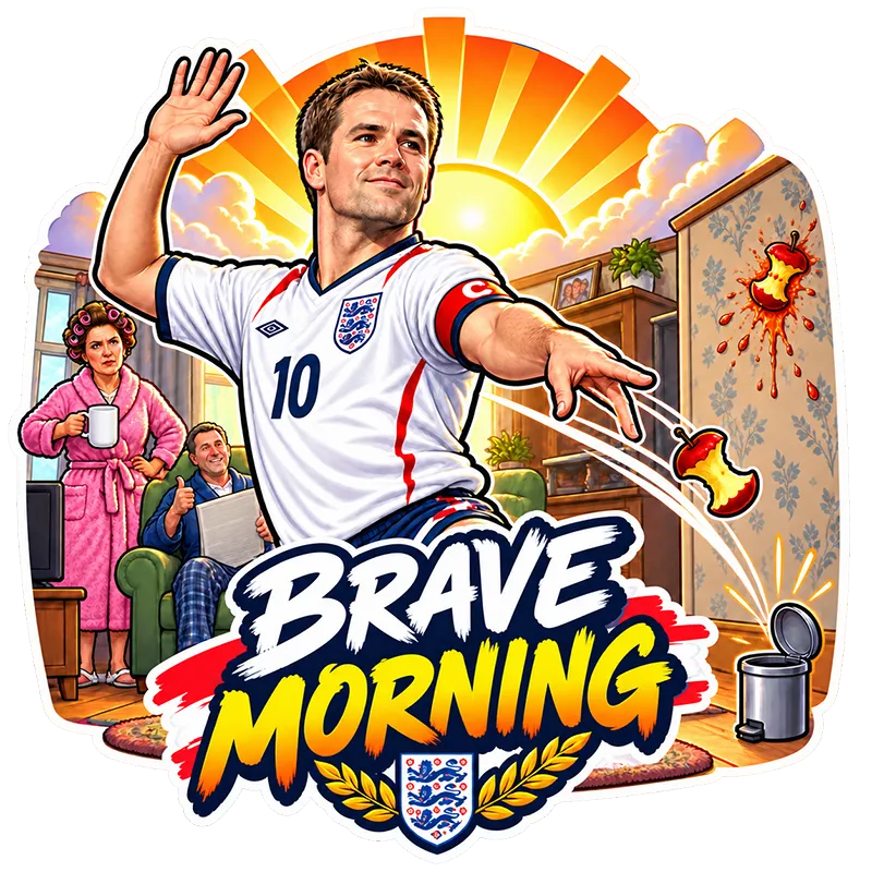 Brave Morning Sticker