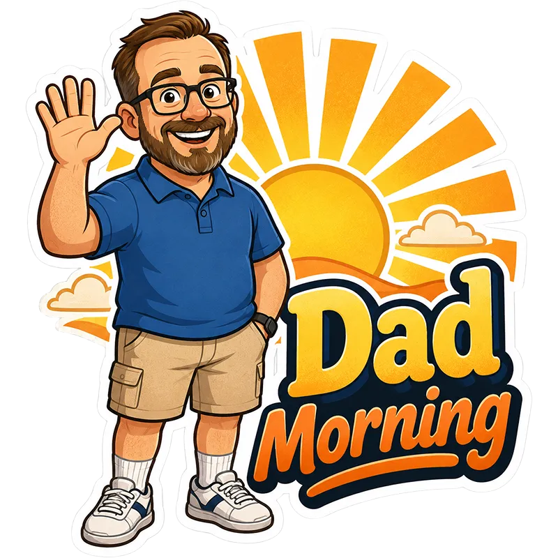 Dad Morning Sticker