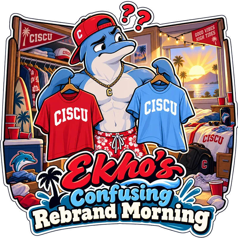 Ekhos Confusing Rebrand Morning Sticker