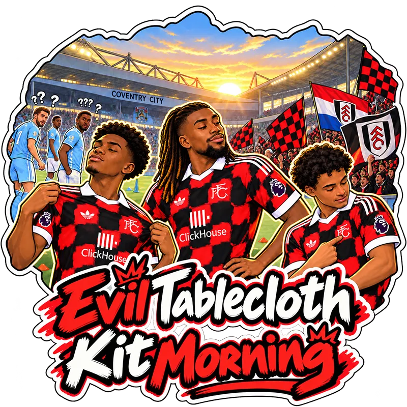 Evil Tablecloth Kit Morning Sticker