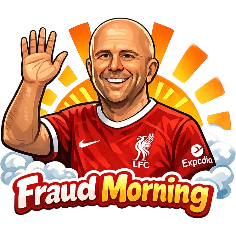 Fraud Morning Sticker