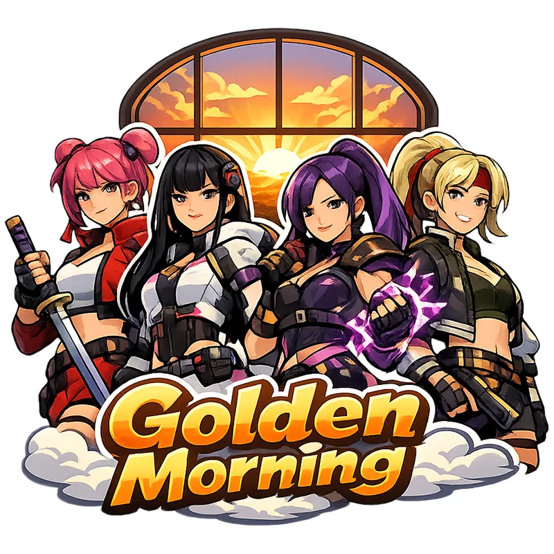 Golden Morning Sticker