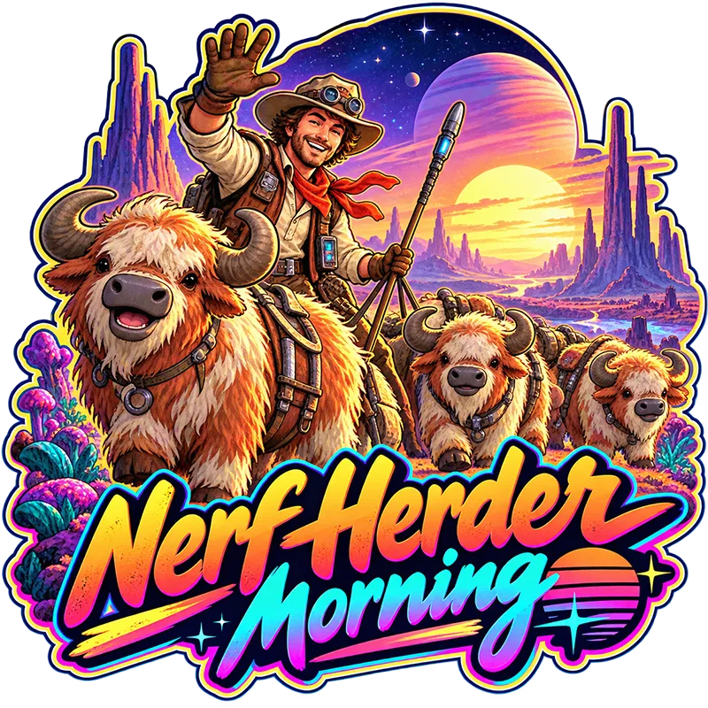 Nerf Herder Morning Sticker
