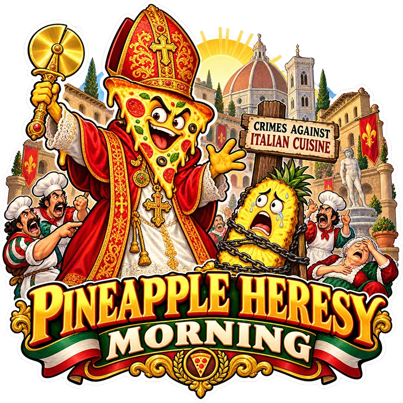 Pineapple Heresey Morning Sticker