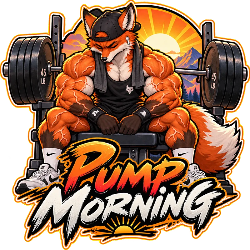 Pump Morning Sticker