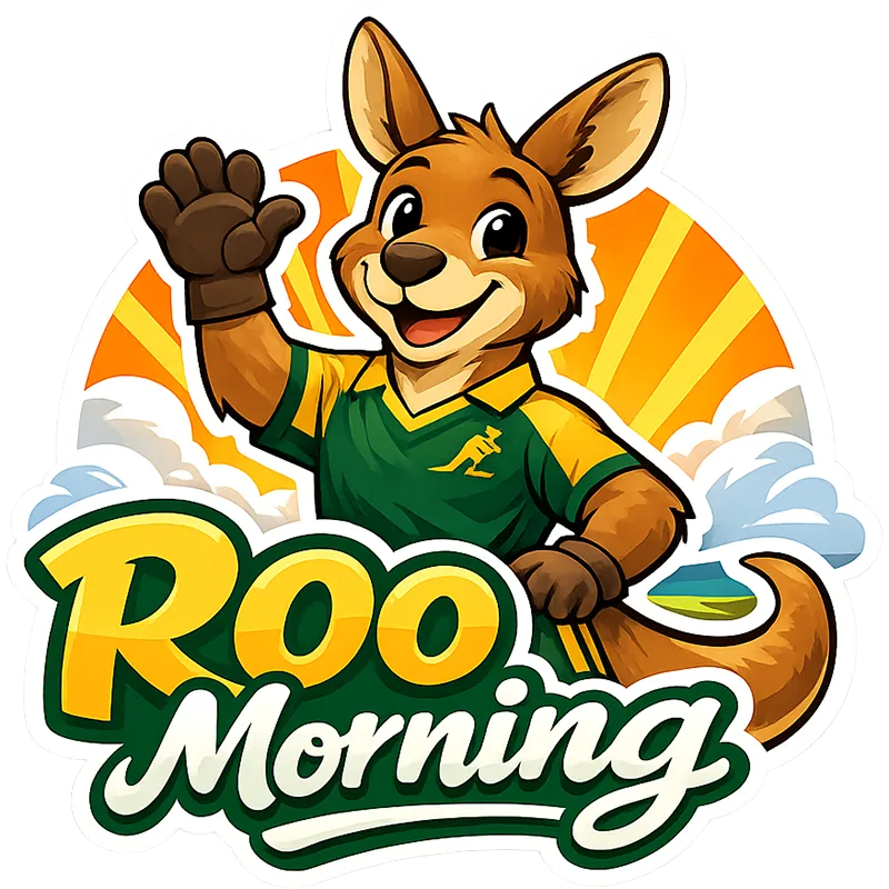 Roo Morning Sticker
