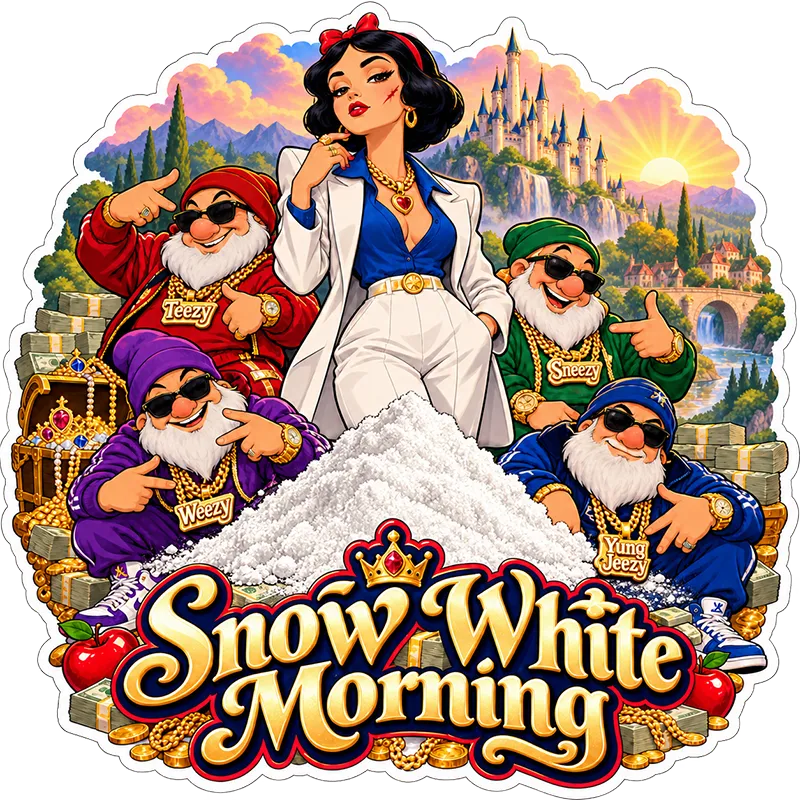 Snow White Morning Sticker
