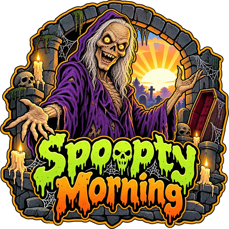 Spoopty Morning Sticker