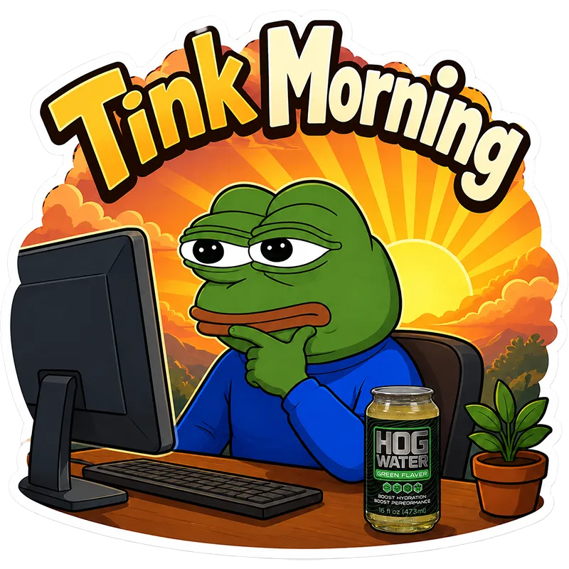 Tink Morning Sticker