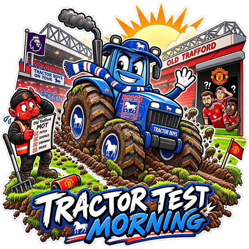 Tractor Test Morning Sticker