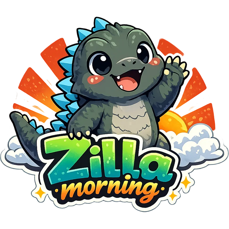 Zilla Morning Sticker