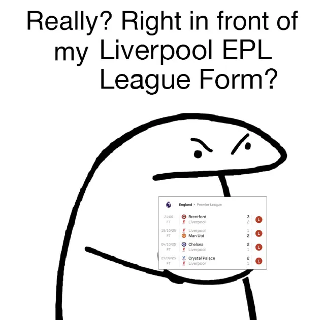 Pool EPL League Form