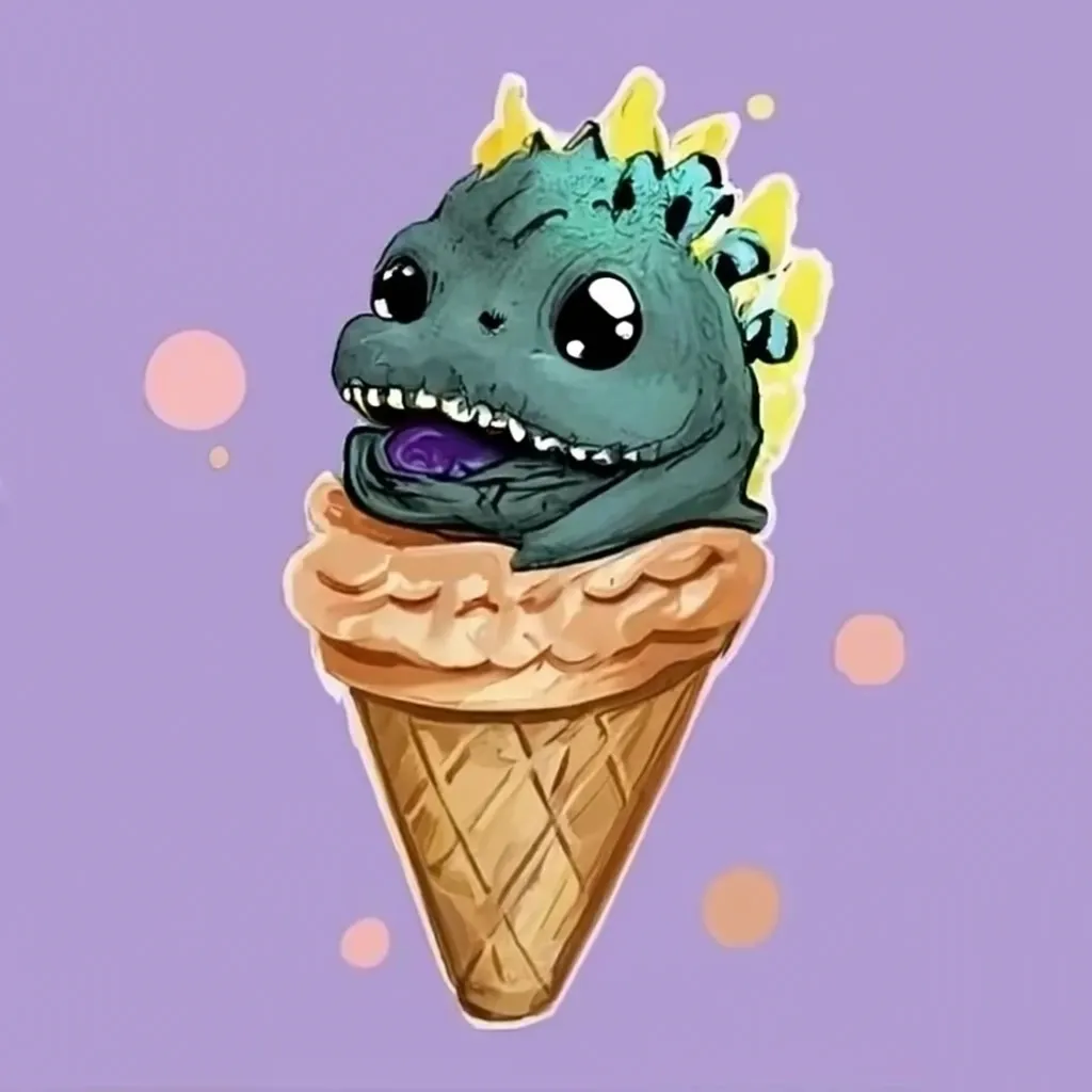 Toon Ice Cream Cone