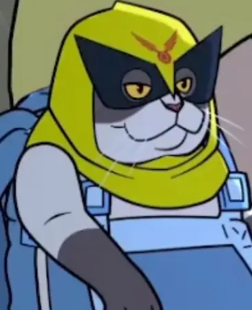 Bird Girl Cat Chillin