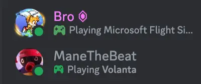 Discord Fake Flight Sim