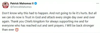 Maholmes Tweet RIP