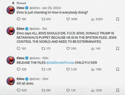 Twitter Elmo Hacked