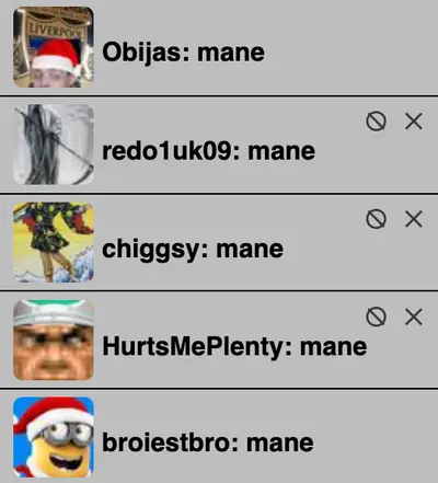 Chatango Mane in Chat
