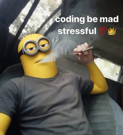 Coding Be Mad Stressful Minion