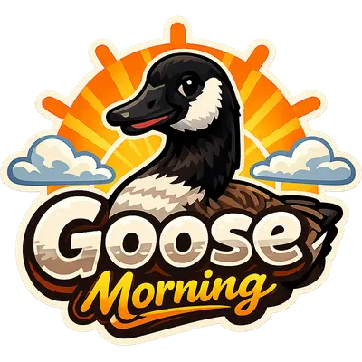Goose Morning Sticker