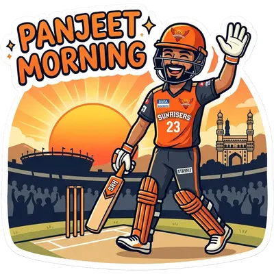 Panjeet Morning Sticker