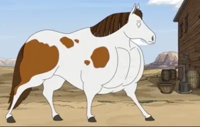 Wild West Jacked Horse
