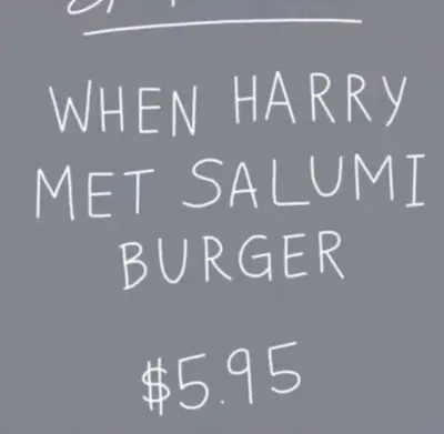 Bobs Special When Harry Met Salumi