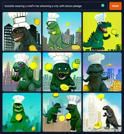 Godzilla Lemonpledge