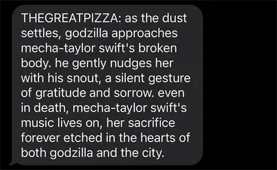 Mecha Taylor Swiftzilla