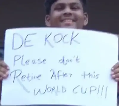 Dont Retire De Kock
