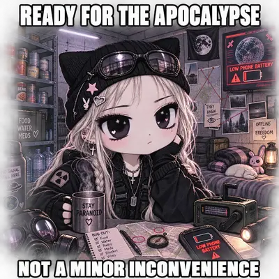 Milady Slop Ready for Apocalypse