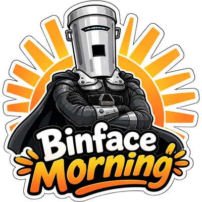 Binface Morning Sticker