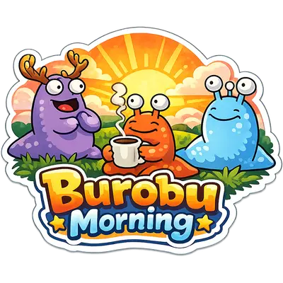 Burobu Morning Sticker