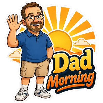 Dad Morning Sticker