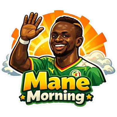 Mane Morning Sticker