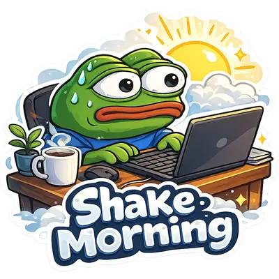 Shake Morning Sticker