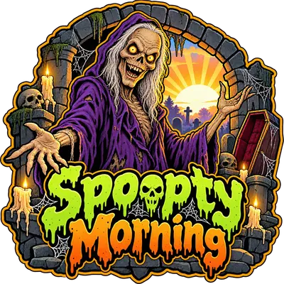 Spoopty Morning Sticker