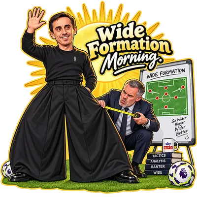 Wide Formation Morning Sticker