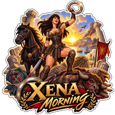 Xena Morning Sticker