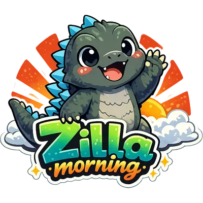 Zilla Morning Sticker