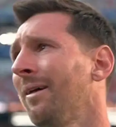Messi Crying 2