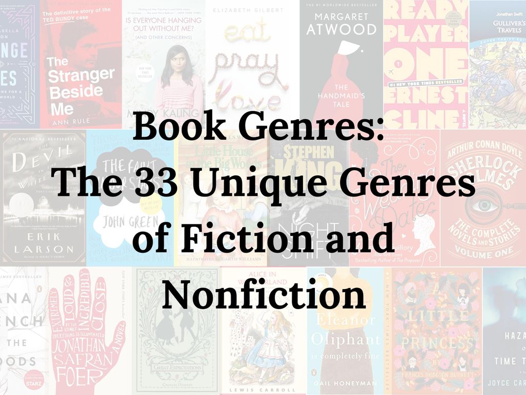 Book Genres 85 Genres and Subgenres of Fiction and Nonfiction picture