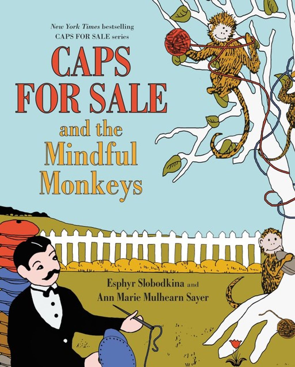 Book Cover of Caps for Sale and the Mindful Monkeys