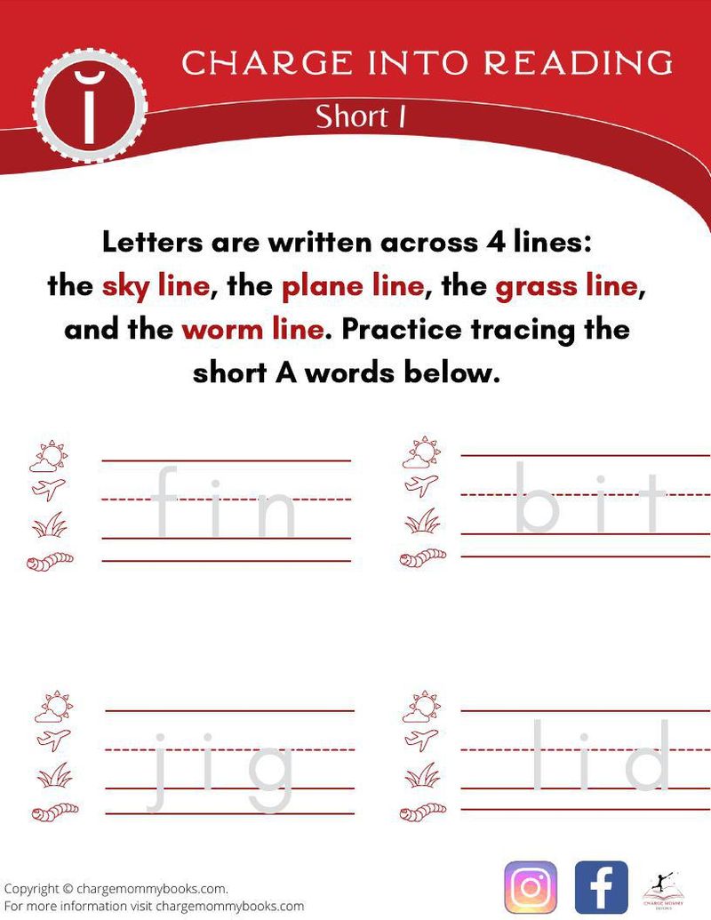 Writing letters means understanding how they are formed. And that means understanding how big or small a letter should be, and how high or low a letter should extend. Try drawing the sky, plane, grass, and worm lines for your child. Then teach them what lines each letter should touch!