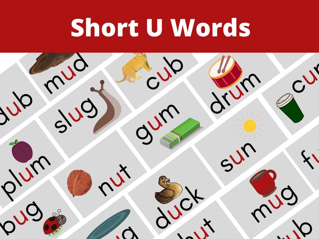 Easy Short U Words