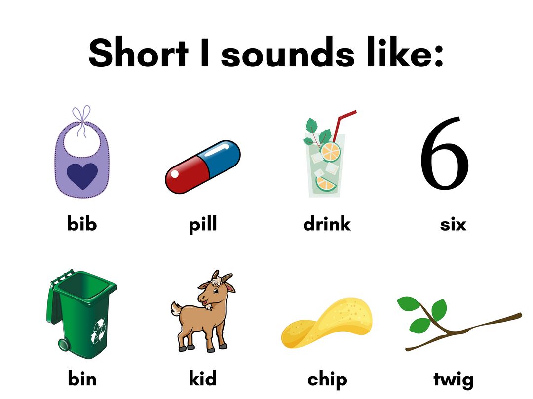 Short I Sounds: Word Lists, Decodable Sentences & Activities