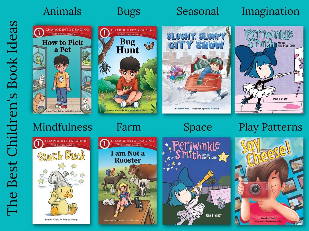 Professional children's book editor Brooke Vitale lists the top children's book ideas.